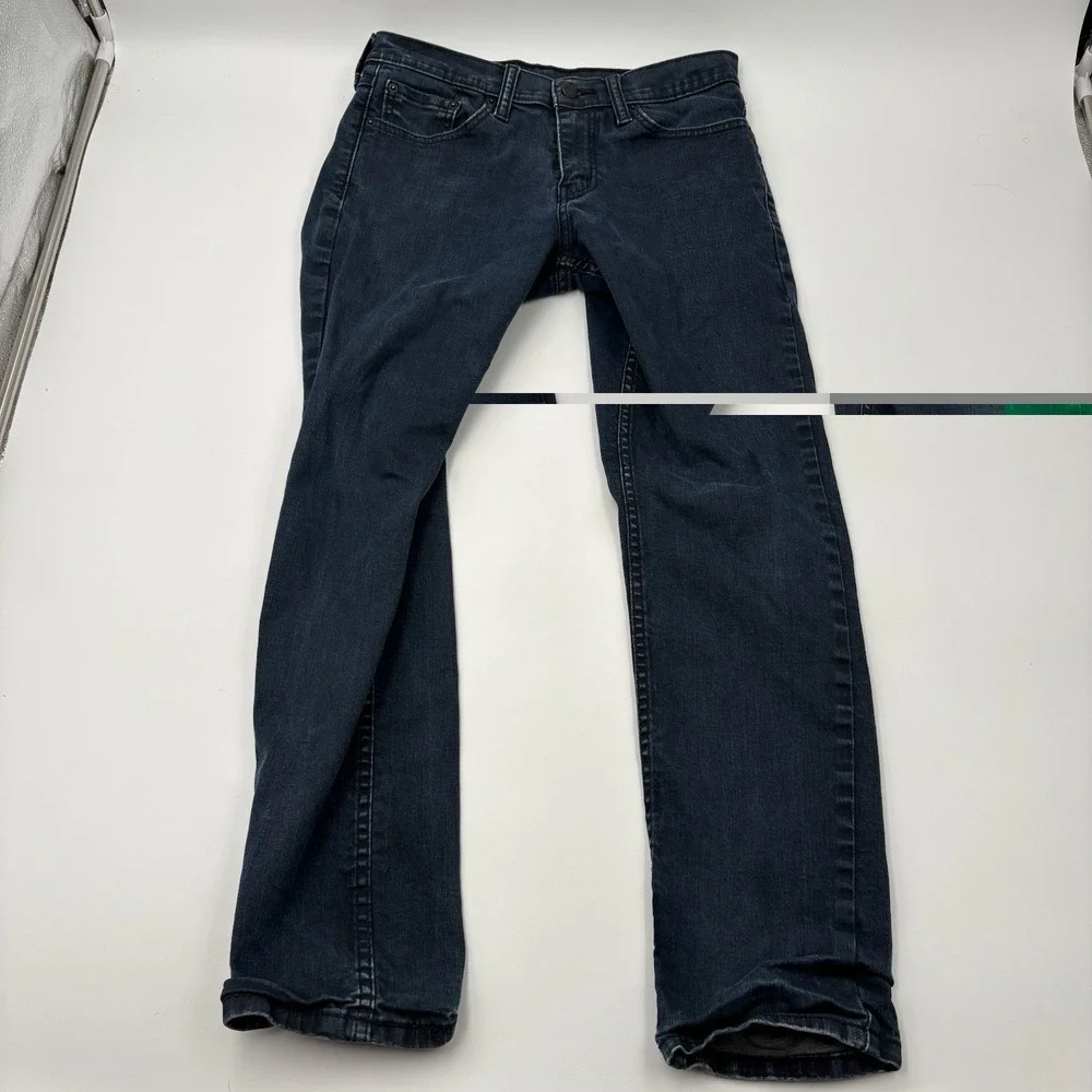 Levi's 511 Slim Fit Jeans Mens 30x30 Blue Dark Wash Denim Stretch Cotton